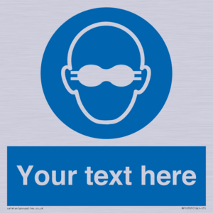 MP10787: Custom Mandatory: Opaque eye protection must be worn