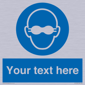 MP10787: Custom Mandatory: Opaque eye protection must be worn