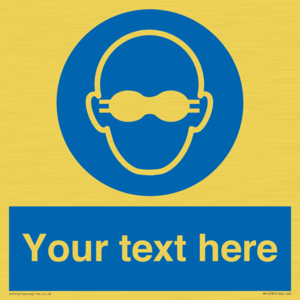 MP10787: Custom Mandatory: Opaque eye protection must be worn