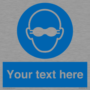 MP10787: Custom Mandatory: Opaque eye protection must be worn