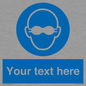 MP10787: Custom Mandatory: Opaque eye protection must be worn
