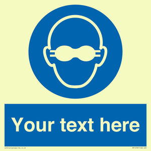 MP10787: Custom Mandatory: Opaque eye protection must be worn