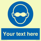 MP10787: Custom Mandatory: Opaque eye protection must be worn