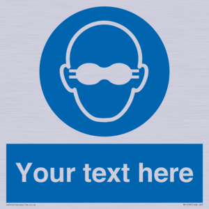 MP10787: Custom Mandatory: Opaque eye protection must be worn