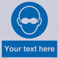 MP10787: Custom Mandatory: Opaque eye protection must be worn