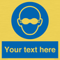 MP10787: Custom Mandatory: Opaque eye protection must be worn