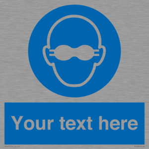 MP10787: Custom Mandatory: Opaque eye protection must be worn