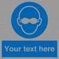 MP10787: Custom Mandatory: Opaque eye protection must be worn
