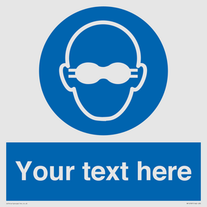 MP10787: Custom Mandatory: Opaque eye protection must be worn
