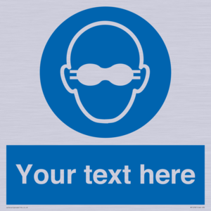 MP10787: Custom Mandatory: Opaque eye protection must be worn