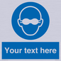 MP10787: Custom Mandatory: Opaque eye protection must be worn