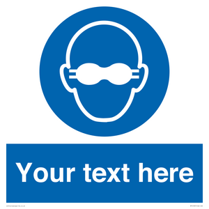 MP10787: Custom Mandatory: Opaque eye protection must be worn