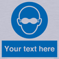 MP10787: Custom Mandatory: Opaque eye protection must be worn
