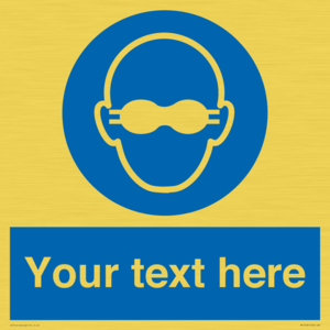 MP10787: Custom Mandatory: Opaque eye protection must be worn