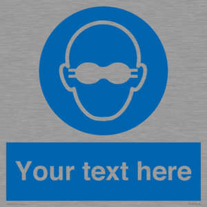 MP10787: Custom Mandatory: Opaque eye protection must be worn
