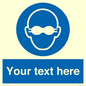 MP10787: Custom Mandatory: Opaque eye protection must be worn