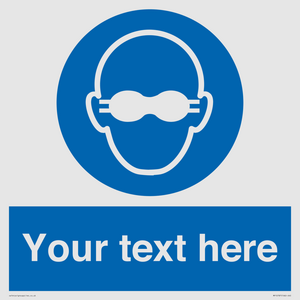 MP10787: Custom Mandatory: Opaque eye protection must be worn