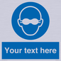MP10787: Custom Mandatory: Opaque eye protection must be worn