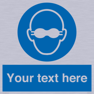 MP10787: Custom Mandatory: Opaque eye protection must be worn