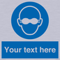 MP10787: Custom Mandatory: Opaque eye protection must be worn