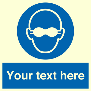 MP10787: Custom Mandatory: Opaque eye protection must be worn