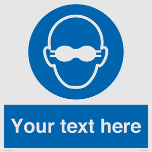 MP10787: Custom Mandatory: Opaque eye protection must be worn