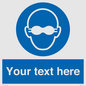 MP10787: Custom Mandatory: Opaque eye protection must be worn