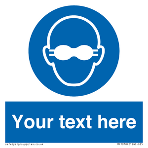 MP10787: Custom Mandatory: Opaque eye protection must be worn