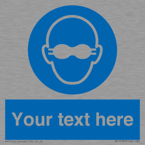 MP10787: Custom Mandatory: Opaque eye protection must be worn