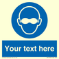 MP10787: Custom Mandatory: Opaque eye protection must be worn