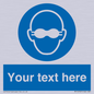 MP10787: Custom Mandatory: Opaque eye protection must be worn