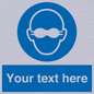 MP10787: Custom Mandatory: Opaque eye protection must be worn