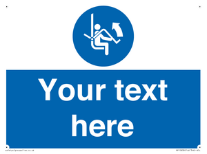 MP10838: Custom Mandatory: Open safety bar of chairlift