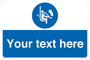 MP10838: Custom Mandatory: Open safety bar of chairlift