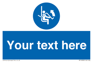 MP10838: Custom Mandatory: Open safety bar of chairlift