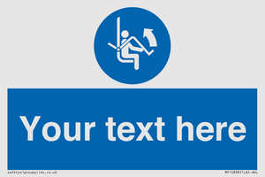 MP10838: Custom Mandatory: Open safety bar of chairlift