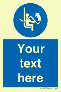 MP10838: Custom Mandatory: Open safety bar of chairlift