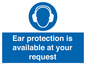 MP10882: Mandatory: Ear protection is available at your request