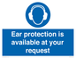 MP10882: Mandatory: Ear protection is available at your request