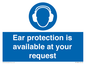 MP10882: Mandatory: Ear protection is available at your request