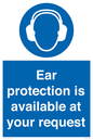 MP10882: Mandatory: Ear protection is available at your request