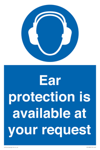 MP10882: Mandatory: Ear protection is available at your request
