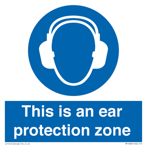 MP10884: This is an ear protection zone