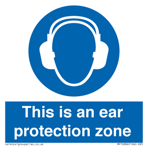 MP10884: This is an ear protection zone