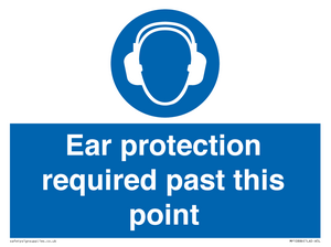 MP10886: Mandatory: Ear protection required past this point