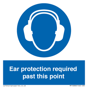 MP10886: Mandatory: Ear protection required past this point