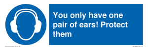 MP10887: Mandatory: You only have one pair of ears! Protect them