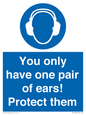 MP10887: Mandatory: You only have one pair of ears! Protect them
