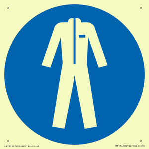 MP11400: Mandatory: Wear protective clothing