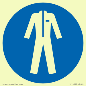 MP11400: Mandatory: Wear protective clothing